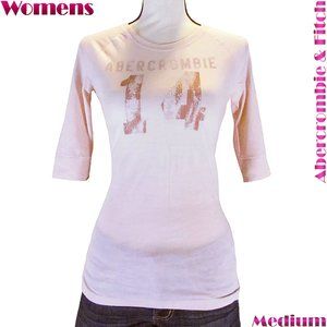 Abercrombie & Fitch Vintage Pink T-shirt Medium